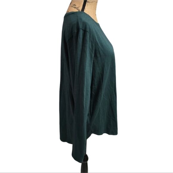 Tahari‎ Hunter Green Women's Cozy Long Sleeve Top Plus Size XXL NEW - Picture 3 of 7